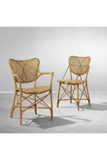 Handwoven Rattan Dining Armchair | Eichholtz Colony