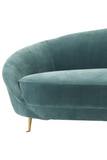 Velvet Curved Sofa | Eichholtz Provocateur