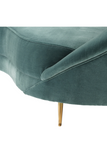 Velvet Curved Sofa | Eichholtz Provocateur