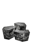 Black Marble Coffee Table Set (3) | Eichholtz Prudential