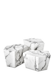 White Marble Coffee Table Set (3) | Eichholtz Prudential