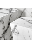 White Marble Coffee Table Set (3) | Eichholtz Prudential