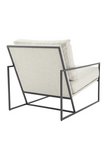 White Modern Minimalist Lounge Chair | Eichholtz Rowen