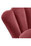 Red Scalloped Accent Chair | Eichholtz Trapezium