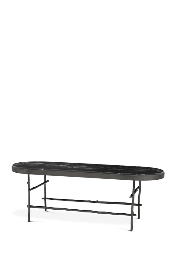 Oval Marble Top Coffee Table | Eichholtz Tomasso