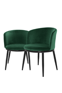 Dark Green Dining Chair Set Of 2 | Eichholtz Filmore