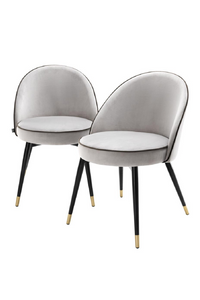 Light Gray Dining Chair Set Of 2 | Eichholtz Cooper