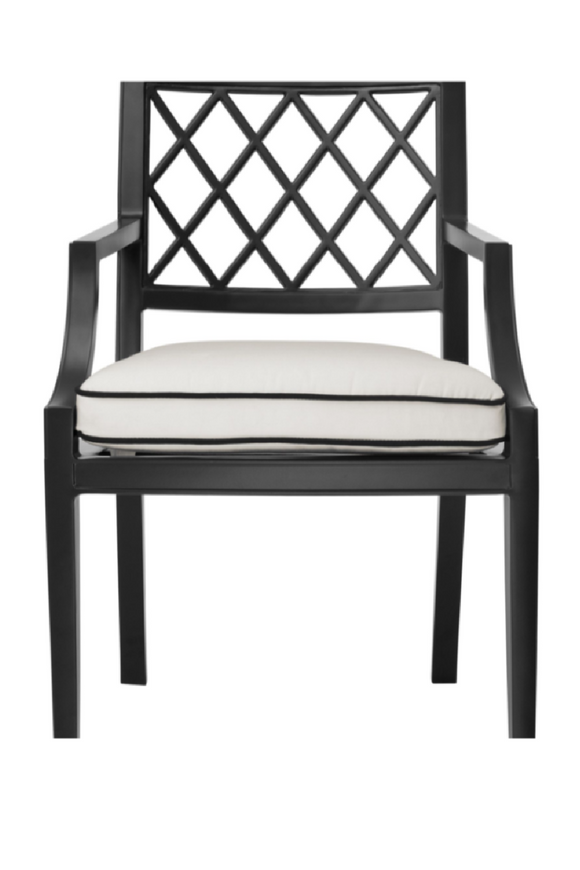 Black Outdoor Dining Armchair | Eichholtz Paladium