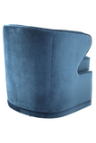 Blue Velvet Swivel Chair | Eichholtz Dorset