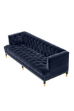 Blue Velvet Tufted Sofa | Eichholtz Castelle