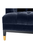 Blue Velvet Tufted Sofa | Eichholtz Castelle