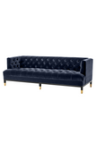 Blue Velvet Tufted Sofa | Eichholtz Castelle