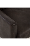 Black Leather Sofa | Andrew Martin Vanessa