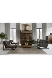 Black Leather Sofa | Andrew Martin Vanessa