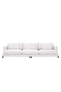 White 3-Seater Sofa | Eichholtz Burbury