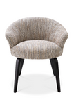 Upholstered Contemporary Dining Armchair | Eichholtz Moretti