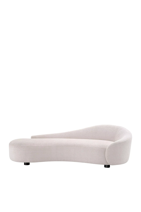 White Contemporary Curved Sofa | Eichholtz Rivolo