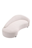 White Contemporary Curved Sofa | Eichholtz Rivolo