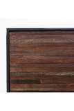 Weathered Peroba Two Drawer Nightstand | Andrew Martin Zuma