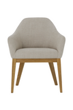 Oatmeal Upholstery Dining Armchair | Andrew Martin Emerson