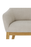 Oatmeal Upholstery Dining Armchair | Andrew Martin Emerson