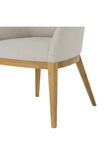 Oatmeal Upholstery Dining Armchair | Andrew Martin Emerson