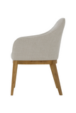 Oatmeal Upholstery Dining Armchair | Andrew Martin Emerson