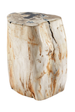 Hand-Polished Petrified Wood Stool | Andrew Martin Log