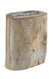 Hand-Polished Petrified Wood Stool | Andrew Martin Log