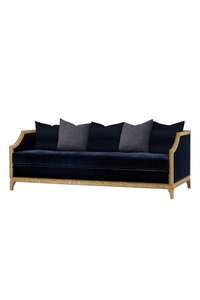 Blue Upholstered Contemporary Sofa | Andrew Martin Henry