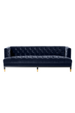 Blue Velvet Tufted Sofa | Eichholtz Castelle