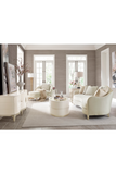 Cream Tufted Chaise | Caracole Adela