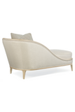 Cream Tufted Chaise | Caracole Adela