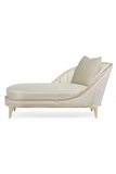 Cream Tufted Chaise | Caracole Adela