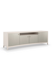 Silver Modern Media Cabinet | Caracole Full of Charm