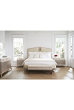 Cream Chenille Modern Bed | Caracole Crescendo