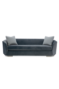 Dark Blue Modern Sofa | Caracole Expressions