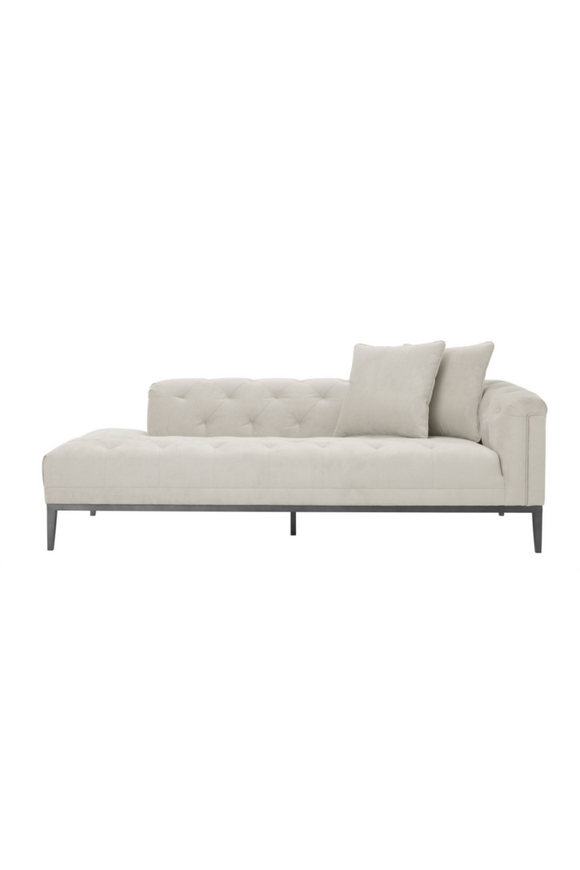 Chesterfield Gray Lounge Sofa | Eichholtz Cesare Right