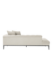 Classic Gray Upholstered Lounge Sofa | Eichholtz Cesare Left