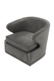 Dark Gray Swivel Chair | Eichholtz Dorset