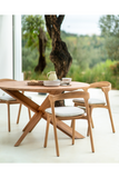 Solid Teak Outdoor Dining Table | Ethnicraft Circle