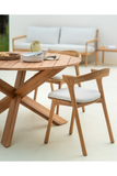 Solid Teak Outdoor Dining Table | Ethnicraft Circle