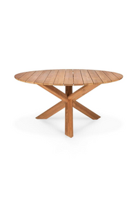 Solid Teak Outdoor Dining Table | Ethnicraft Circle