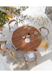 Solid Teak Outdoor Dining Table | Ethnicraft Circle