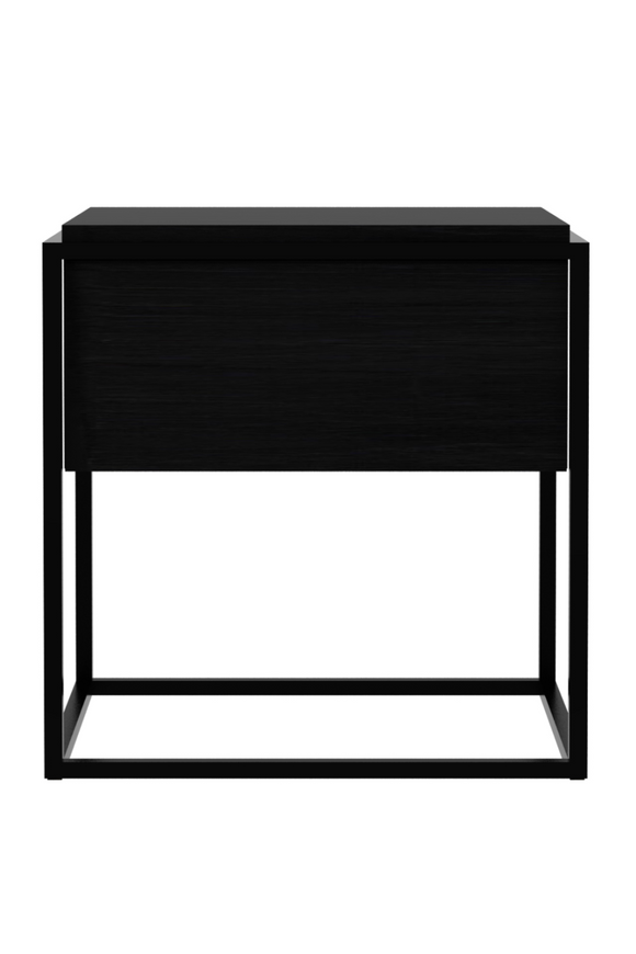 Black Oak Minimalist Nightstand | Ethnicraft Monolit