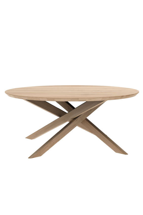 Oak Cross Leg Coffee Table | Ethnicraft Mikado