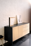 Varnished Oak Sideboard | Ethnicraft Blackbird