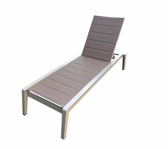 Avant Champagne Stackable Chaise Lounge