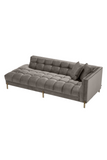 Gray Biscuit-Tufted Lounge Sofa | Eichholtz Sienna R