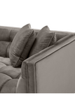 Gray Biscuit-Tufted Lounge Sofa | Eichholtz Sienna R